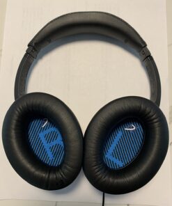 AHG Replacement QC15 Ear Pads & QC15 Headband Pad Compatible with Bose QuietComfort 15 (QC15) & QuietComfort 2 (QC2) Headphones - Soft, Great Comfort + Durability, Protein Leather (Black) 34 719Lv0T9arL 1