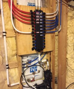 Viega 50243 1/2-Inch PureFlow Zero Lead Poly Alloy PEX Crimp Manabloc With 24 Ports - 15 Cold 9 Hot 20 719M8nGXPvL