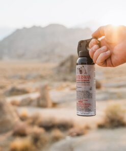 SABRE Frontiersman 9.2 oz. Bear Spray, Maximum Strength 2.0% Major Capsaicinoids, Powerful 35 ft. Range Bear Deterrent, Outdoor Camping & Hiking Protection, Quick Draw Holster & Multipack Options Black3 27 719MHgGuq9L 1