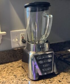 Oster Blender | Pro 1200 with Glass Jar, 24-Ounce Smoothie Cup and Food Processor Attachment, Brushed Nickel - BLSTMB-CBF-000 Blender + Food Processor Brushed Nickel 68 719MLRgKYQL