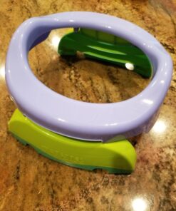 Kalencom Potette Plus 2-in-1 Travel Potty and Trainer Seat - Dual-Purpose Potty Training Toilet Seat - Portable Potty for Toddler Travel - With Durable, Lock-In Legs and Splash Guard - LIlac 33 719NJe DcDL