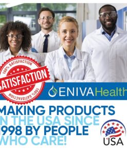 Eniva Health Liquid Chlorophyll Super Greens | 24K MG with Prebiotic & L-Glutamine | Mint Flavor | Skin, Immunity, Energy, Detox, Gut Health | Vegan, Gluten & Alcohol-Free | 48 Servings | USA Made 16 719NKC1941S