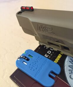 HIVIZ unisex adult Handgun HiViz SW2014 Interchangeable Style Front Sight for Smith Wesson M P Full Size, Green, Red, and White, One Size US 45 719NVkxz0tL