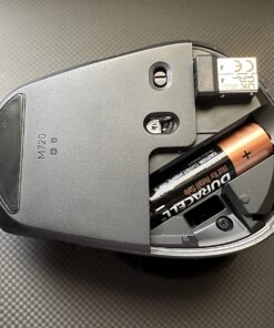 Logitech M720 Triathlon Multi-Device Wireless Mouse, Bluetooth, USB Unifying Receiver, 1000 DPI, 8 Buttons, 2-Year Battery, Compatible with Laptop, PC, Mac, iPadOS - Black 56 719ONx35UgL