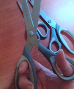 Office Scissors Pack Craft Sissors - Best Titanium Scissors - Sharp Scissors, Sewing Siccors, Multi Pack Set of 3, Soft Handle, Utility Household Scizzors 31 719Oynq0CsL