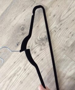 Closet Complete Premium True Heavyweight Velvet Hangers, 50, Black 24 719PHYoN3L