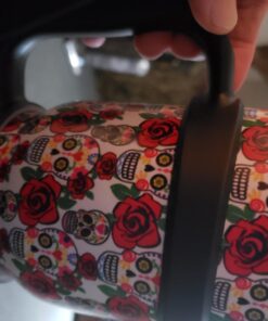 Grip-It YETI Tumbler Cup Handle for 30oz Rambler - Lightweight, Spill Proof Grip For RTIC Cooler Stainless Steel Tumblers, SIC, Ozark Trail & Travel Water Coffee Mugs or Flask - Midnight Black 24 719PMs27NYL 1