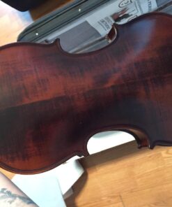 Bunnel Premier Violin Clearance Outfit 4/4 Full Size - Carrying Case and Accessories Included - Solid Maple Wood and Ebony Fittings By Kennedy Violins 4/4 (Full) 43 719PneRtNzL