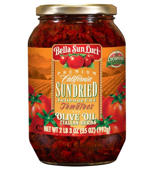 35 oz Bella Sun Luci Sun Dried Tomatoes Julienne Cut in Olive Oil Original Version