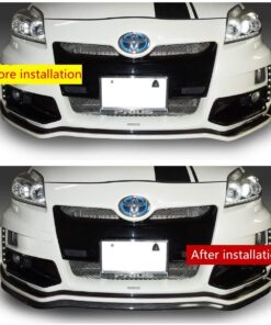 Front Lip ,HengJia Auto Parts 2.5m/8.2ft Car carbon fiber front lip,Front Bumper Lip ,Carbon Lip ,Side Skirt, front lip spoiler 100% waterproof protection(Carbon black) 38 719QKKy akL