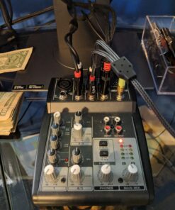 Behringer XENYX 502 Premium 5-Input 2-Bus Mixer with XENYX Mic Preamp and British EQ 21 719RCLDQ06L