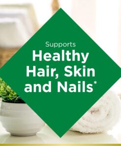 Nature's Bounty Biotin, Supports Healthy Hair, Skin and Nails, 10,000 mcg, Rapid Release Softgels, 120 Ct Unflavored 120 Count (Pack of 1) 21 719RNw87tL