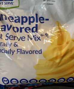 By The Cup Rainbow Sprinkles and Pineapple Soft Serve Bundle, 4.40 Pound Bag with 4 oz Bag Sprinkles 33 719RWAJLML