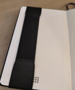 QUIVER Pen Holder for Notebook, Double Pen Holder, Full Grain Leather, Elastic, Reusable, Non-Adhesive, Fits A5 Notebooks, Journals, Planners, and Tablet Cases 8-8.5 Inches (20.3-21.5 cm) Tall 15 719RbbcEZDL