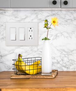 Lutron Claro 3 Gang Decorator/Rocker Wallplate, Gloss, White (1-Pack) | CW-3-WH 1 Pack 23 719SFOOUToL