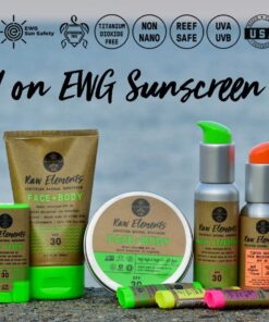Raw Elements Mineral Sunscreen Moisturizer - Non-Nano Zinc Oxide, 95% Organic, Reef Safe, SPF 30+, Unscented, 3oz Tube (2-Pack) 13 719SSSOMiDL 2