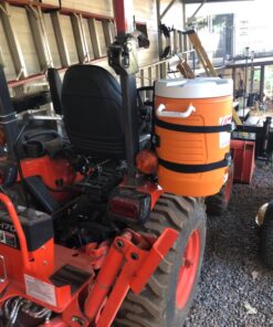 Buyers Products Steel Water Beverage Cooler Truck, Cart, UTV, Mower or Landscape Trailer Mount Rack Holder, LT25, 25 Gallon, Black 28 719TI0NbehL