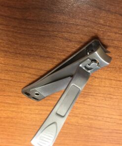 Clyppi Nail Clippers with Swing Out Nail Cleaner/Nail File - Fingernail Clippers / Toe Nail Clippers. Sharp Stainless Steel with Wide Easy Press Lever 59 719TYdcv3xL