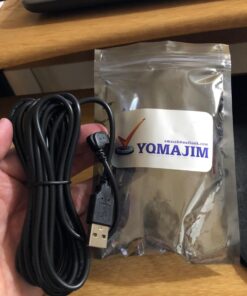 YQMAJIM Charging Power Cable for Dash Cam, (11.5 Ft) USB 2.0 to Mini USB Car Vehicle Power Charger Adapter Cord for Garmin Nuvi GPS、Rearview Mirror Cam、Backup Camera 11.5 Ft 35 719TaMWm5L