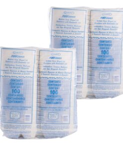 DART 85HT3R Med Perforated 3 Comp Foam Hinged Container, 8.5 Inches (Case of 200), original version,White 16 719ToS6auDL