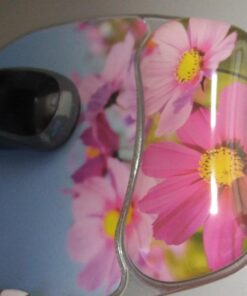 Fellowes Photo Gel Mouse Pad and Wrist Rest with Microban Protection, Pink Flowers (9179001) Blue/Pink 15 719TsqTv1bL