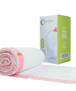 Orino Ultra Strong Garbage Bags 8 Gallon Trash Can Liners for Kitchen and Office Unscented White Drawstring Trash Bags, 60 Count 0.74 mil 22" x 24" 1 Pack 15 719TuI1AaLL