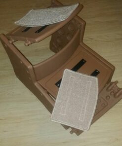 Pet Gear Easy Step II Pet Stairs, 2 Step For Cats/Dogs Up To 75-Pounds, Portable, Removable Washable Carpet Tread, No Tools Required, Available In 4 Colors,Light Cocoa Light Cocoa 30 719U a04NLL