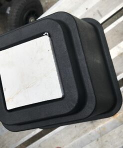 Adjustable Stackable Bed Frame Risers for Elevation & Under-Bed Storage - Heavy-Duty Furniture Riser for Table, Couch, Desk, and Chair - Set of 4 Large & 4 Small Bed Lifts - Black Home It 31 719Ua31jilL