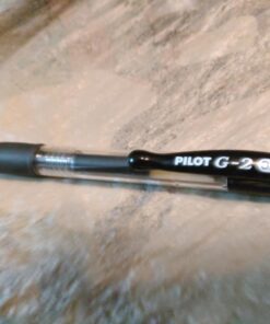 Pilot, G2 Premium Gel Roller Pens, Ultra Fine Point 0.38 MM, Pack of 12, Black Black Ink 45 719VPyg2ZeL