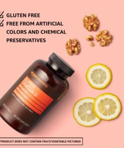 Amazon Elements Super Omega-3 with Natural Lemon Flavor, EPA & DHA Omega-3 fatty acids, 120 Count (1280 mg per serving, 2 Softgels) (Packaging may vary) 15 719VZKg3oiL 1