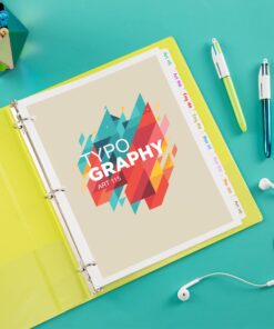 Avery 8-Tab Binder Dividers, Write-On Plain Tabs, 24 Sets (11507) White 11 719W7l1yjDL