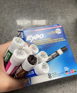 Alternative view of EXPO Low Odor Dry Erase Markers, Chisel Tip, Assorted Colors, 8 Pack 8 Count (Pack of 1)