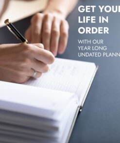 Little More Undated Planner Weekly and Monthly for Productivity - Goals Planner, Adhd Planner, To Do List Notebook - A5 (5.5”x8.5") Weekly Monthly Planner Undated with Stickers - Brown A5 - Undated Weekly & Monthly 10 719Xr26kKKL