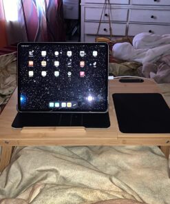 Sofia + Sam Multi Tasking Lap Desk with Adjustable Tilt Surface | Mouse Pad | Fits Laptops Up to 15" | Tablets Up to 9.6" | Smart Phones Up to 3.5" | Natural | | Computer Lap Tray 34 719Y 696X3L