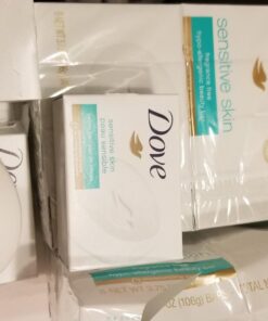 Dove Beauty Bar Gently Cleanses and Nourishes Sensitive Skin Effectively Washes Away Bacteria While Nourishing Your Skin, 3.75 oz (Pack of 16) 3.75 Ounce (Pack of 16) 51 719Y5NZXh5L