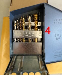 Huot 10550 Drill Bit Index for Jobber Length Sizes 1/16" to 1/2" in 1/64" Increments Original version 21 719ZTvzySL