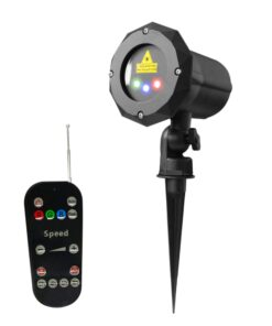 LedMAll® Remote Controllable RGB Moving Firefly Laser Outdoor Garden Lights Projector Red, Green and Blue 13 719aE81M2OL