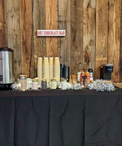 Surmente Tablecloth 90 x 132-Inch Rectangular Polyester Table Cloth for Weddings, Banquets, or Restaurants (Black) ……… 90x132 in, 1 Pack Black 30 719aS8sGuQL