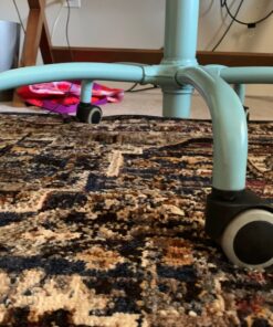 IKEA Chair Only Office Chair Caster Wheel Replacement, 10mm Stem ft. Band Braket 2.5 inch Roller Blade, Best Protection for All Kinds of Floors, No Noice, Smooth & Silent (Black, Grey/Black) 2.5 inch Black 30 719anJcjClL