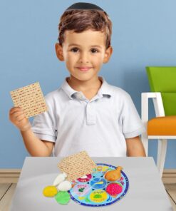 Alternative view of Rite Lite Toy Passover Plastic Seder Food Set- Decorations For Pesach Holiday