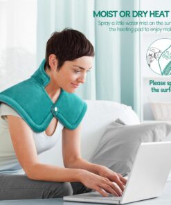 IZZUBIZ Heating Pad Gifts for Women Mom Men Dad, Electric Weighted Heating Pads for Neck Shoulder Back Cramps and Leg Pain Relief, Gift for Mothers Day Fathers Day from Daughter Son Christmas Birthday 25 719bUHfyLjL