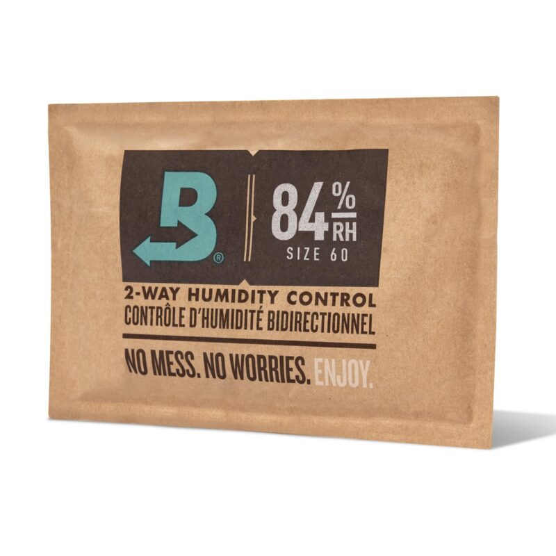Boveda 84% Two-Way Humdity Control Pack For Seasoning – Season Wood Containers – Size 60 – Single – Individually Wrapped Seasoning Packet 84% (Seasoning Wooden Containers)