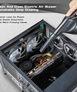 Alternative view of SIN SHINE - Compressed Air 3.0- Multi-Use Electric Air Duster for Cleaning Dust, Hairs, Crumbs, Scraps for Laptop, Computer, Replaces Compressed Air Cans (AD01-Black) Ad01-black