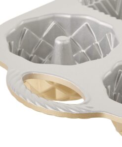 Nordicware 3.5 Cup Geo Bundtlette Pan 15 719e9GeMk6L