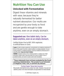 New Chapter Women’s Multivitamin + Immune Support – Every Woman’s One Daily, Fermented with Whole Foods & Probiotics + Iron + B Vitamins + Organic Non-GMO Ingredients - 24 Count (Packaging May Vary) 24 719eOjozIkL