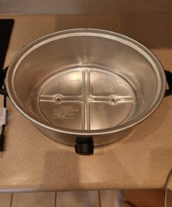 Hamilton Beach 6-Quart Slow Cooker with 3 Cooking Settings, Dishwasher-Safe Stoneware Crock & Glass Lid, Silver (33665G) 41 719f1OujBQL