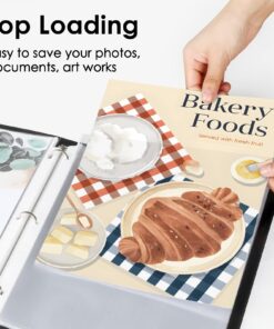 Alternative view of KTRIO Sheet Protectors 8.5 x 11 inch Clear Page Protectors for 3 Ring Binder, Plastic Sleeves for Binders, Top Loading Paper Protector Letter Size, 50 Pack