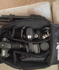 eCost BKP457 Deluxe Camera/Video Padded Backpack for SLR / DSLR Cameras with Microfiber Cloth 22 719fN7l7MgL