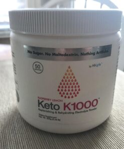 Hi-Lyte Keto K1000 Electrolyte Powder | Raspberry Lemon | Hydration Supplement Drink Mix | Boost Energy & Beat Leg Cramps | No Maltodextrin or Sugar | 50 Servings 40 719h1Jt2eaL 1