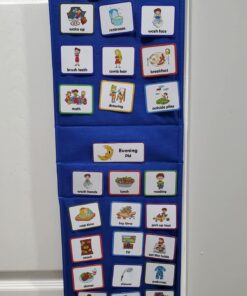 Torlam Visual Schedule for Kids Chore Chart, Morning Bedtime Routine Chart for Toddlers, Responsibility Daily Schedule Board Communication Cards Autism Learning Materials for Home School, 86 Cards 54 719hCyBOrNL